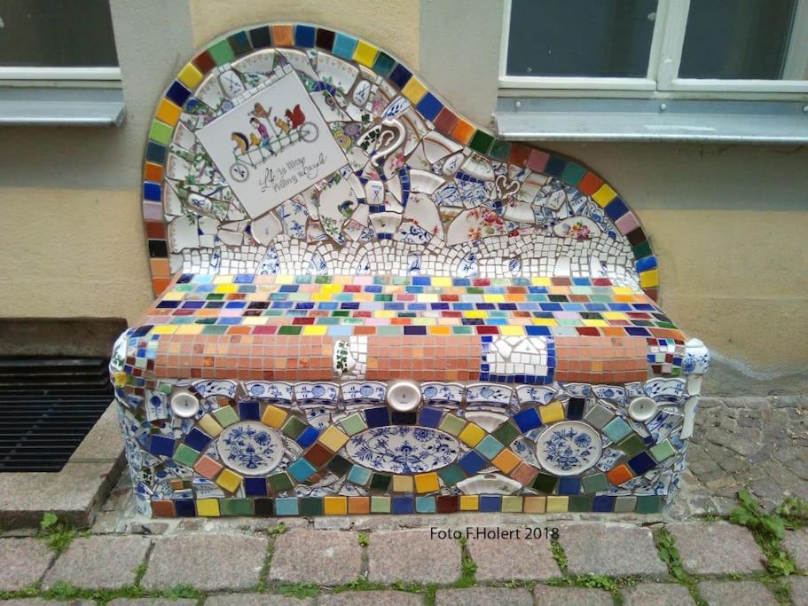 Zu Den Blauen Schwertern Apartment Meissen Luaran gambar